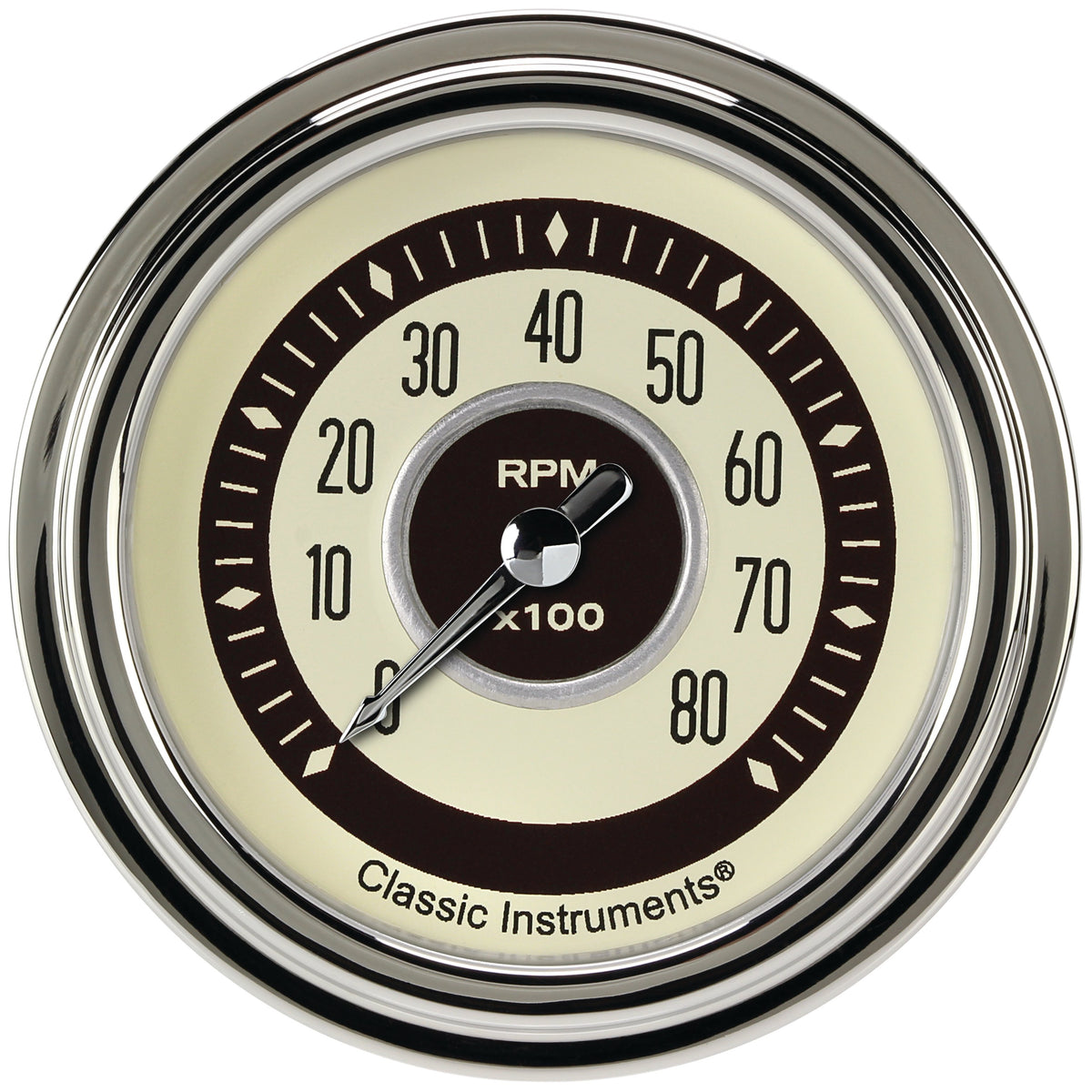 Classic Instruments Nostalgia VT 2-5/8" Tachometer Gauge - NT383SLC