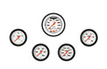 Classic Instruments Velocity White Five Gauge Set - VS335WBLF