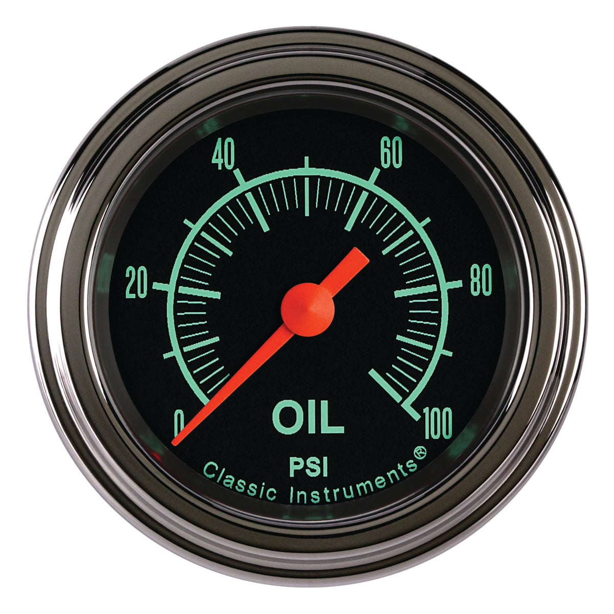 Classic Instruments G/Stock 2-1/8" Oil Pressure Gauge - GS181SLF