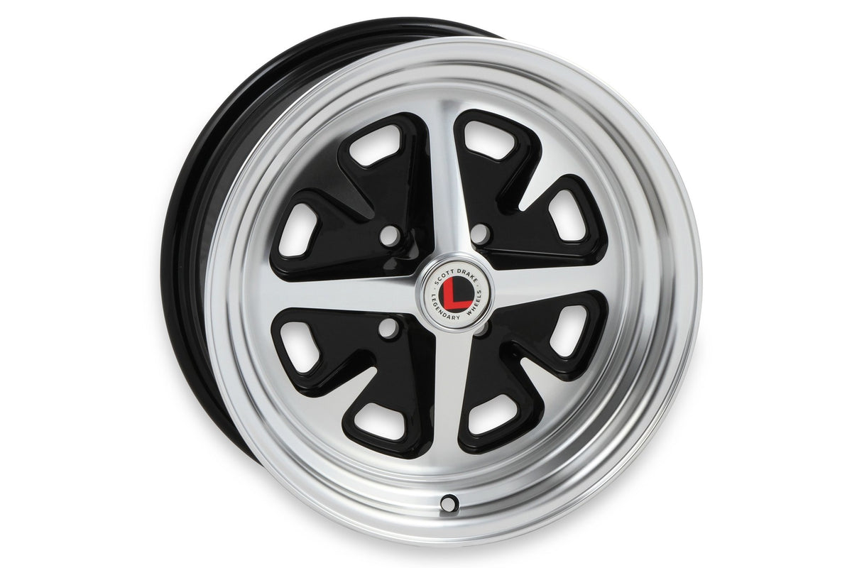 Legendary Wheel Magnum 400 - 15x6 - 4x4.25 - 3.75 BS - Gloss Black/Machined - LW40-50642A