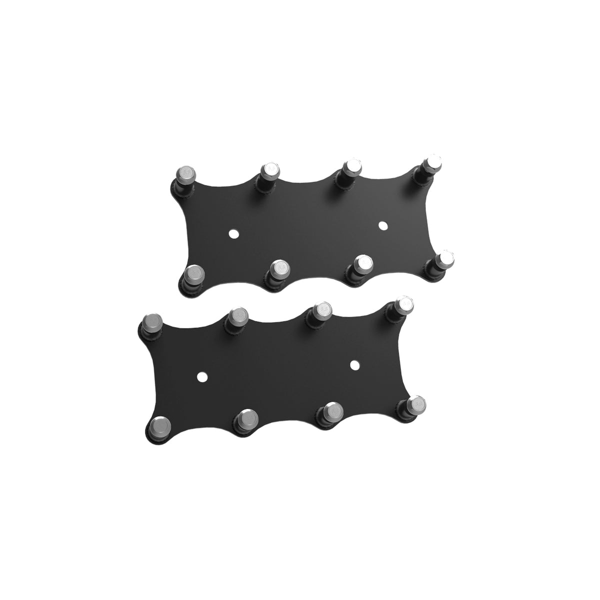 Holley EFI Ignition Coil Remote Relocation Bracket, Black Finish, Pair - 561-128