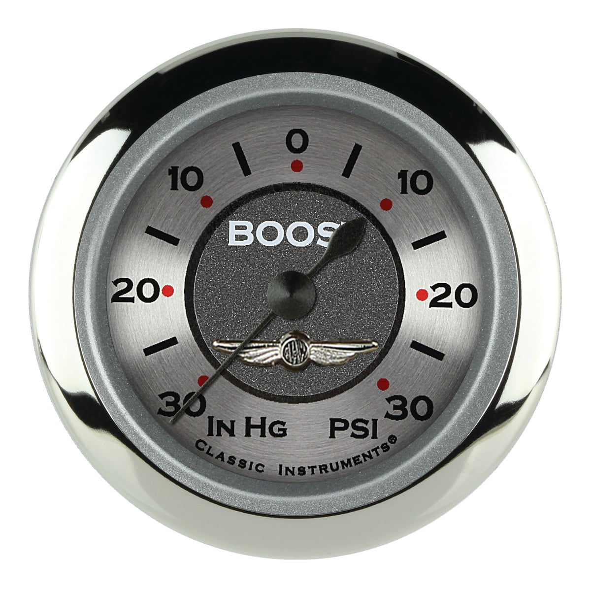 Classic Instruments All American 2-1/8" Boost/Vac Gauge - AW141SRC