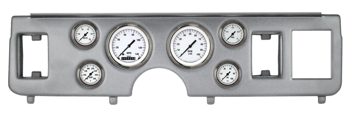 Classic Instruments 1979-86 Mustang White Hot Full Sweep 6 Gauge Set Ford - CDMU79WH101BA