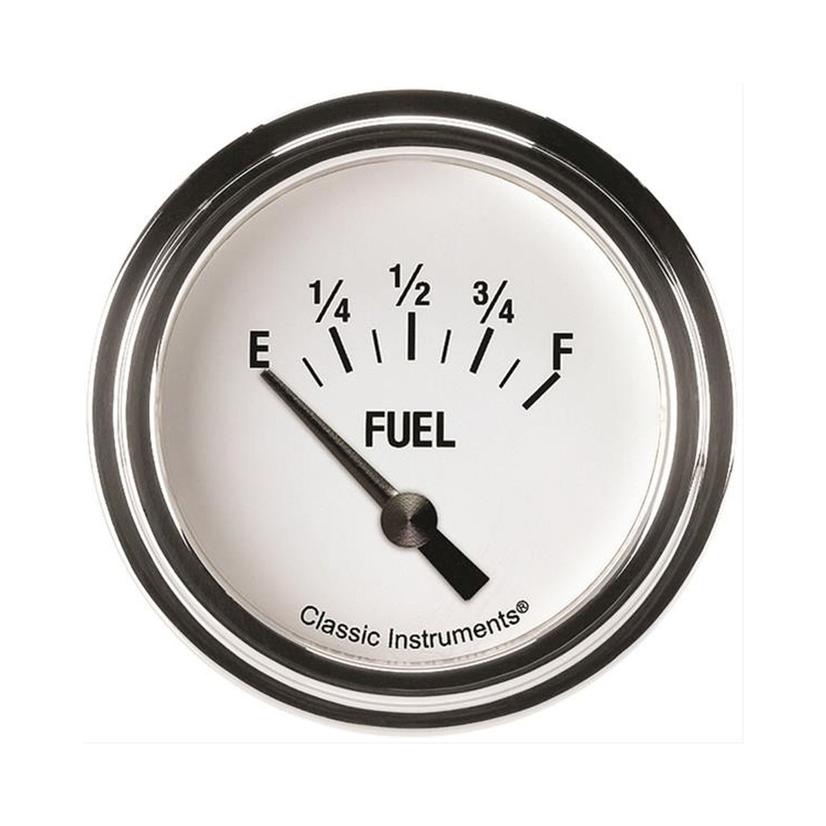 Classic Instruments White Hot 2-5/8" Fuel Level Gauge - WH209SLF