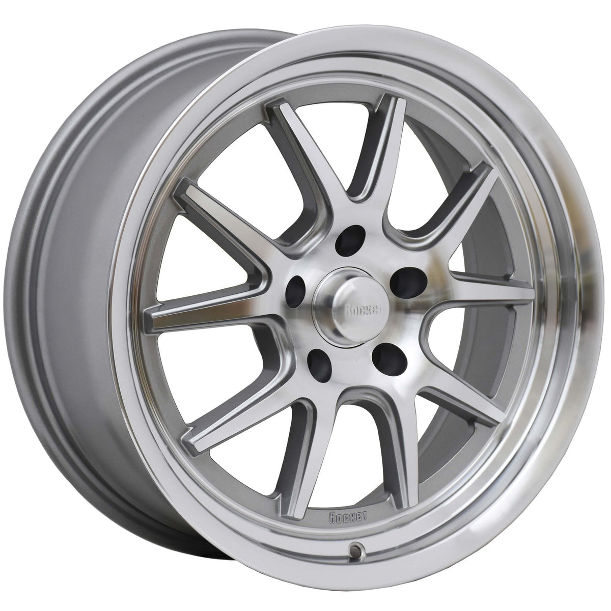 Rocket Racing Wheels TTR19 Attack - Titanium/Machined - TTR19-886150