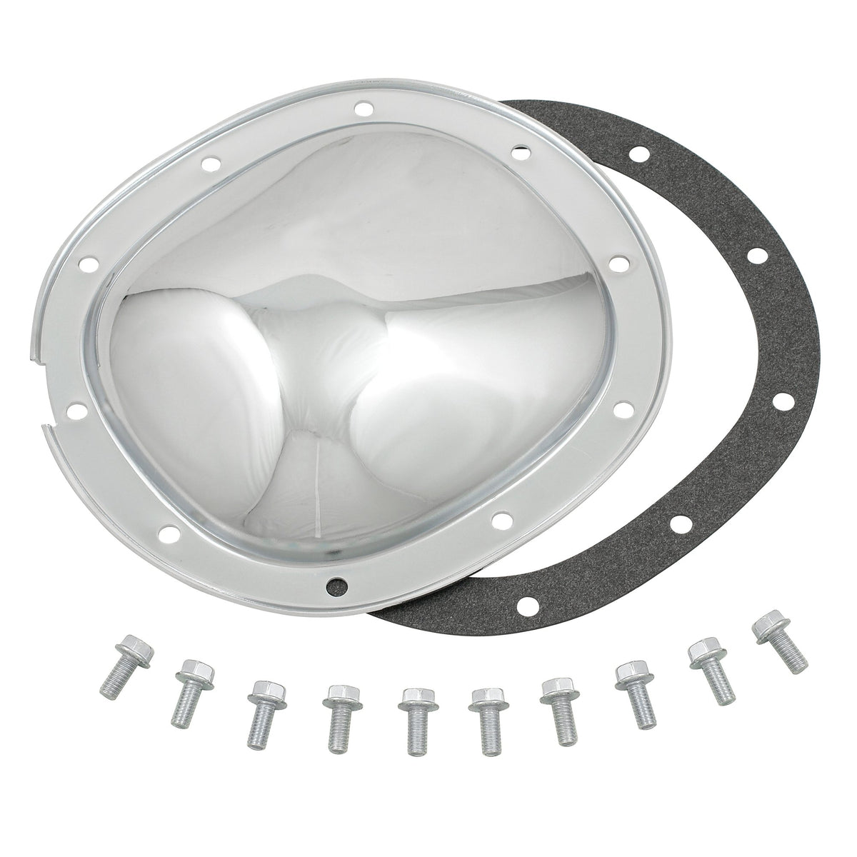 Mr. Gasket Chrome Differential Cover - GM 10 Bolt - 7.5 Inch - 9896