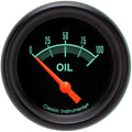 Classic Instruments G/Stock 2-5/8" Oil Pressure Electric Gauge (100 PSI) - GS281BPF