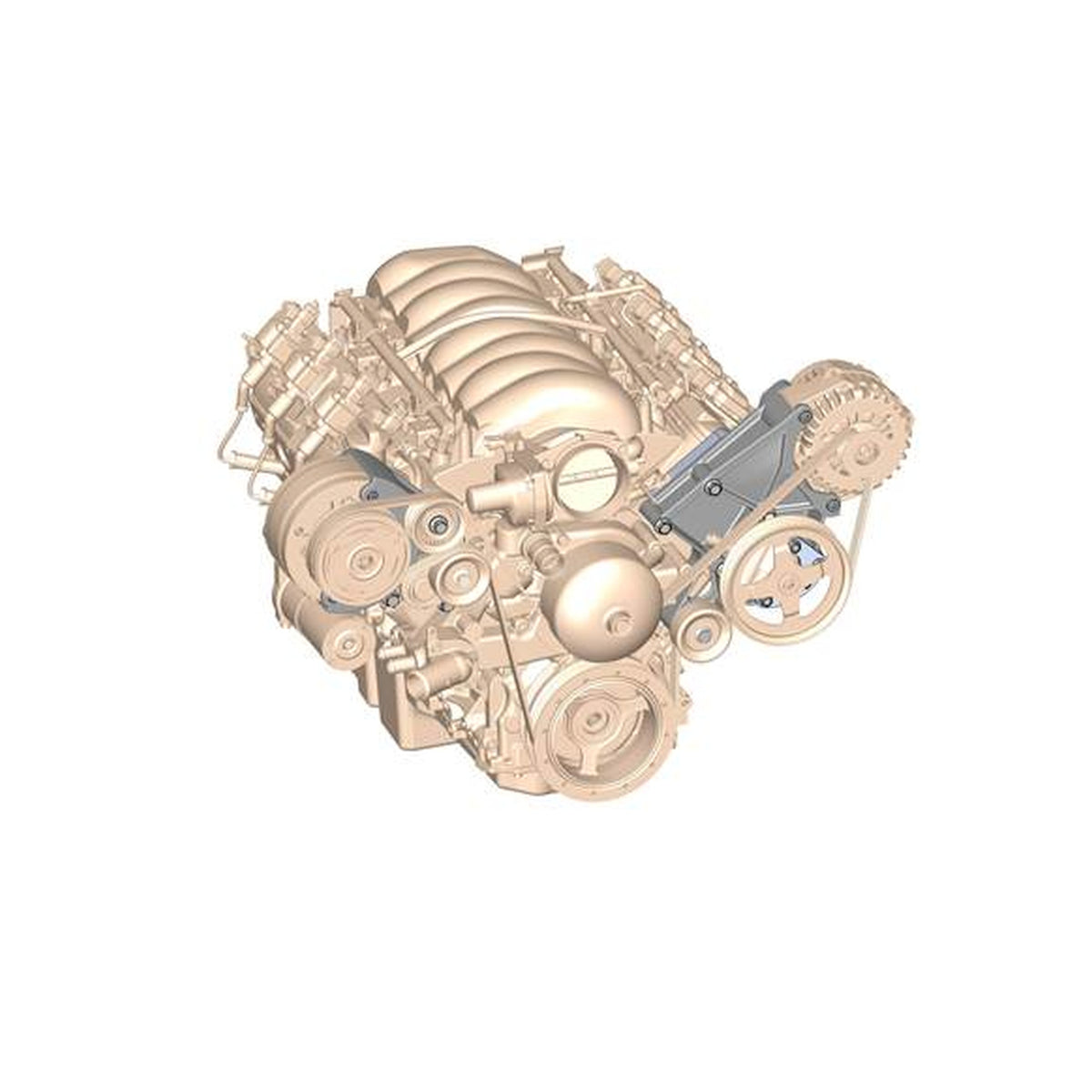 Holley LS/LT High-Mount Accessory Drive Bracket - A/C, P/S & Alt Brackets
- works with R4 compressor - 20-131BK