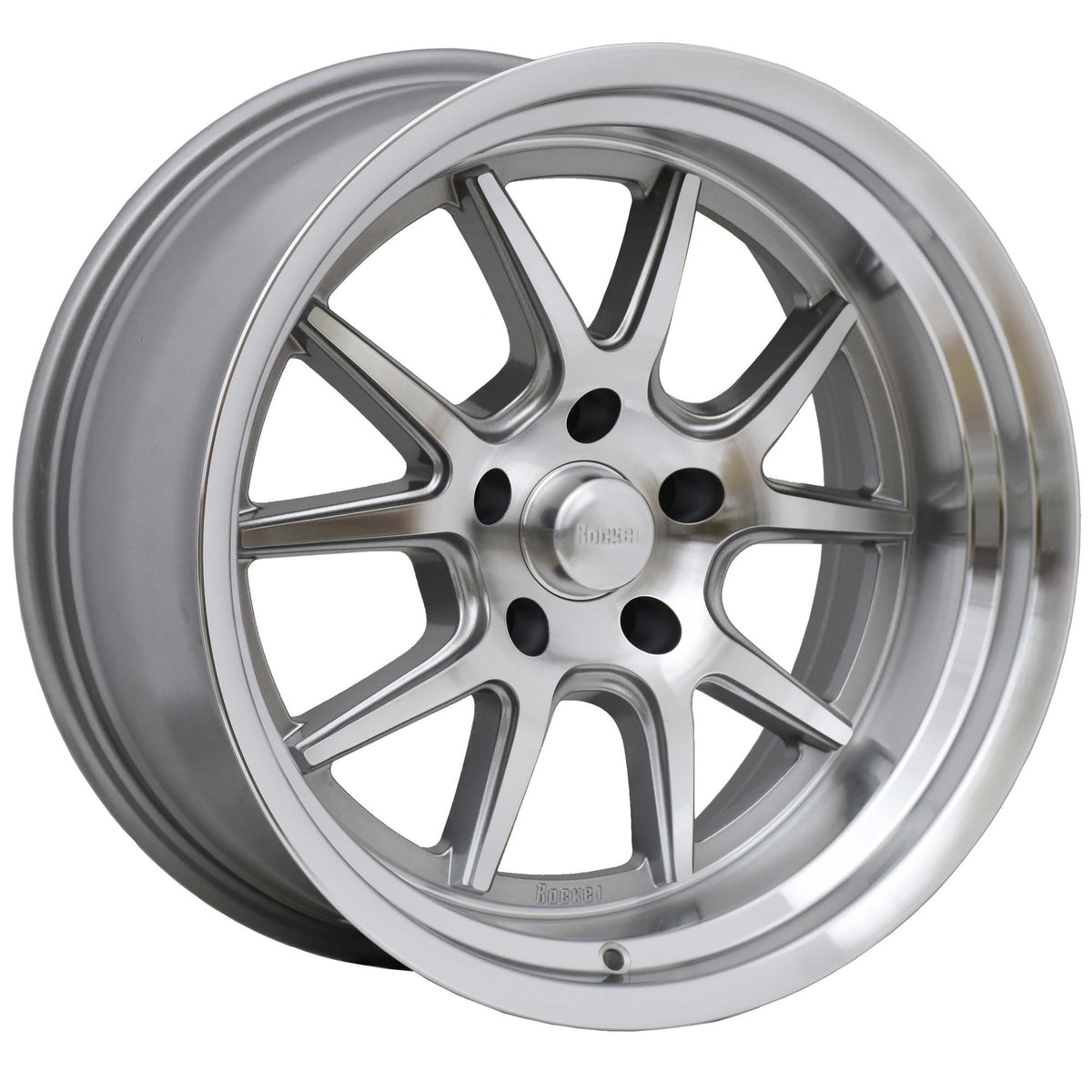 Rocket Racing Wheels TTR19 Attack - Titanium/Machined - TTR19-896545