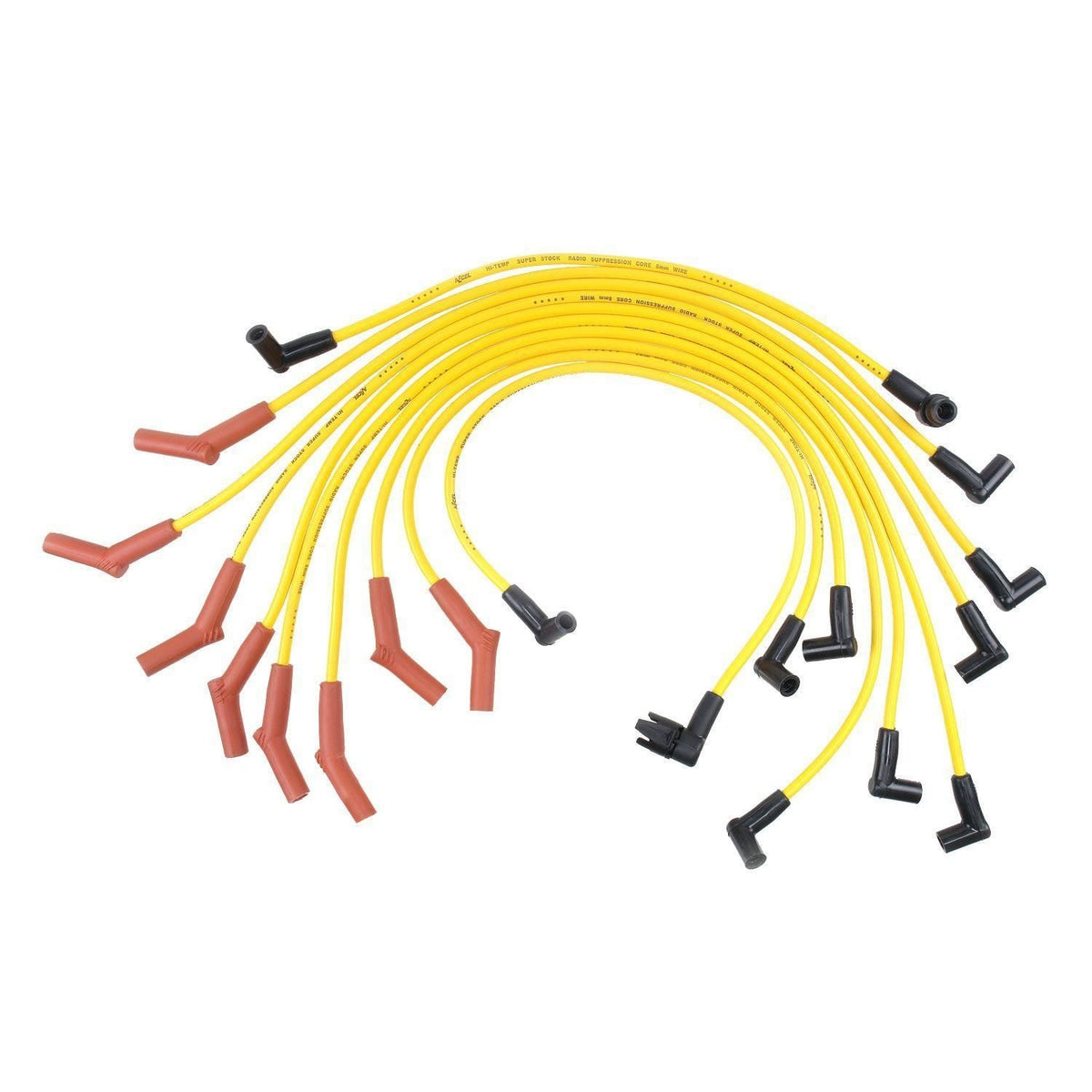 ACCEL SuperStock 4000 Series Spark Plug Wire Set - 8mm - Yellow 4056