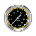 Classic Instruments Autocross Yellow 2-5/8" Exhaust Gas Tempature Gauge - AX398YAPF