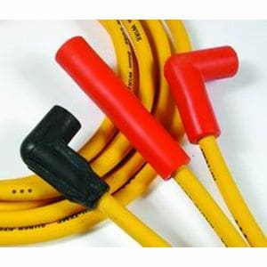 ACCEL Custom Fit Super Stock Spark Plug Wire Set - 8mm - Copper Wire Core - Yellow 4093
