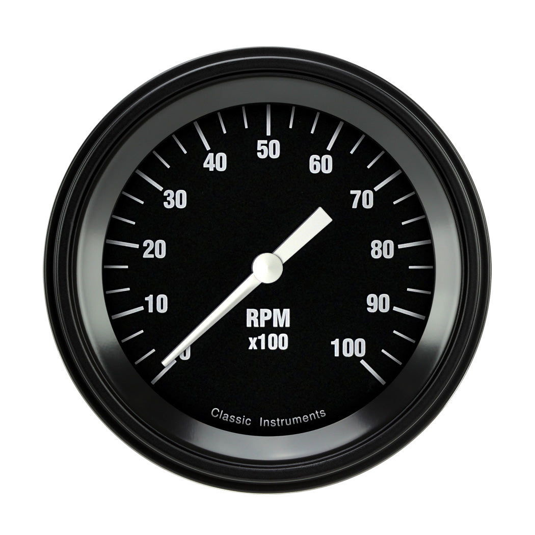Classic Instruments Hot Rod 3" Tachometer Gauge Gauge (10K) - HR10BLF