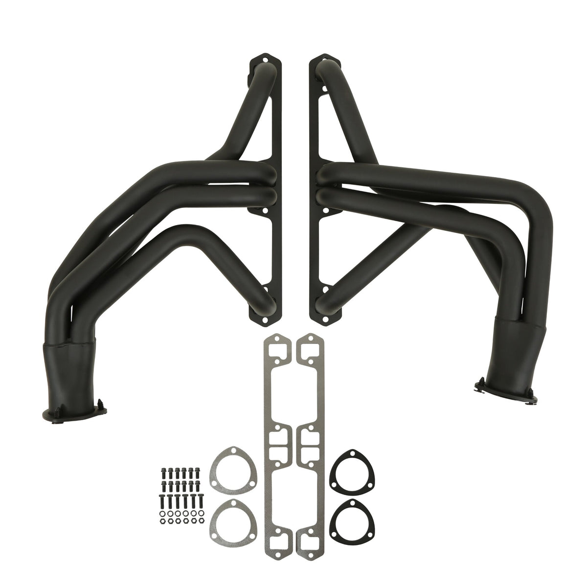 Flowtech Long Tube Header - Black Paint - 13502FLT