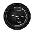 Classic Instruments AutoCross Gray 2-1/8" Transmission Temperature Gauge - AX27GBLF