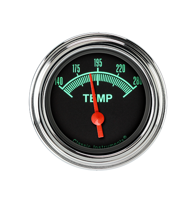 Classic Instruments G/Stock 2-1/8" Water Temperature Gauge - GS26SLF