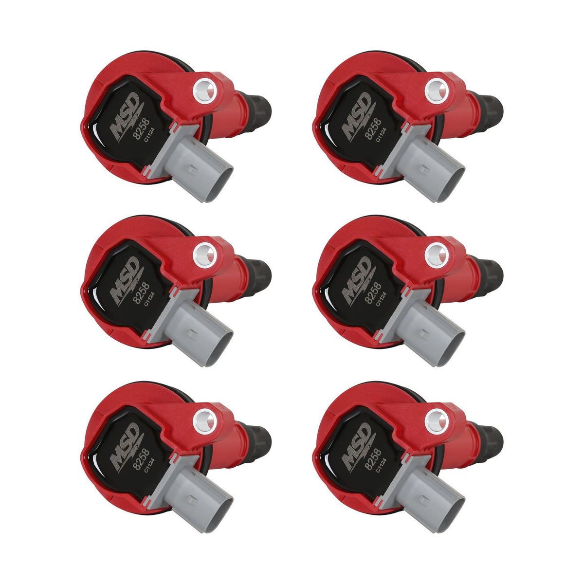 MSD Ignition Coil - Ford EcoBoost - 3.5L V6 - 2-Pin Connector - Red - 82586