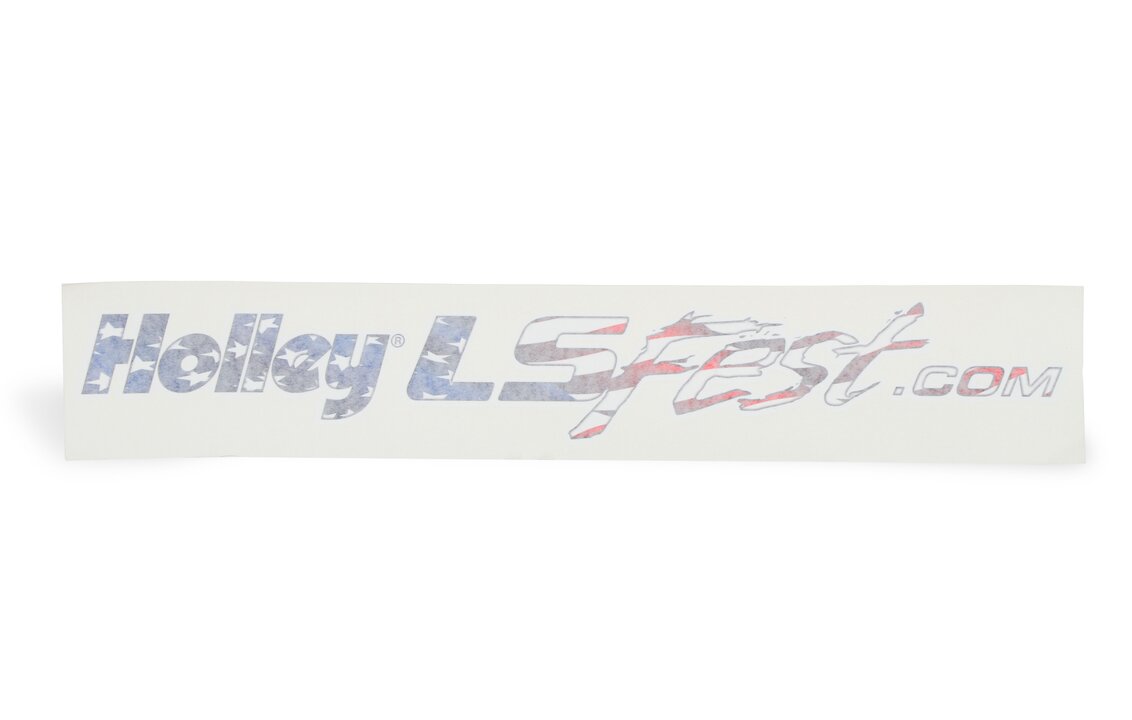 Holley LS Fest American Windshield Decal - 36-478