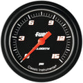 Classic Instruments Velocity Black 2-5/8" Fuel Pressure Gauge (15 PSI) - VS345BBLF