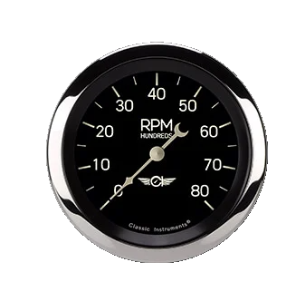 Classic Instruments Classic Series 3-3/8" Tachometer Gauge - CL80SRC