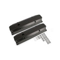 Mr. Gasket Fabricated Aluminum Valve Covers - Black Finish - 6865BG