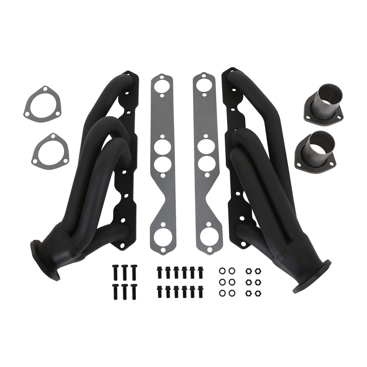 Flowtech Shorty Headers - Black Painted - 11502FLT