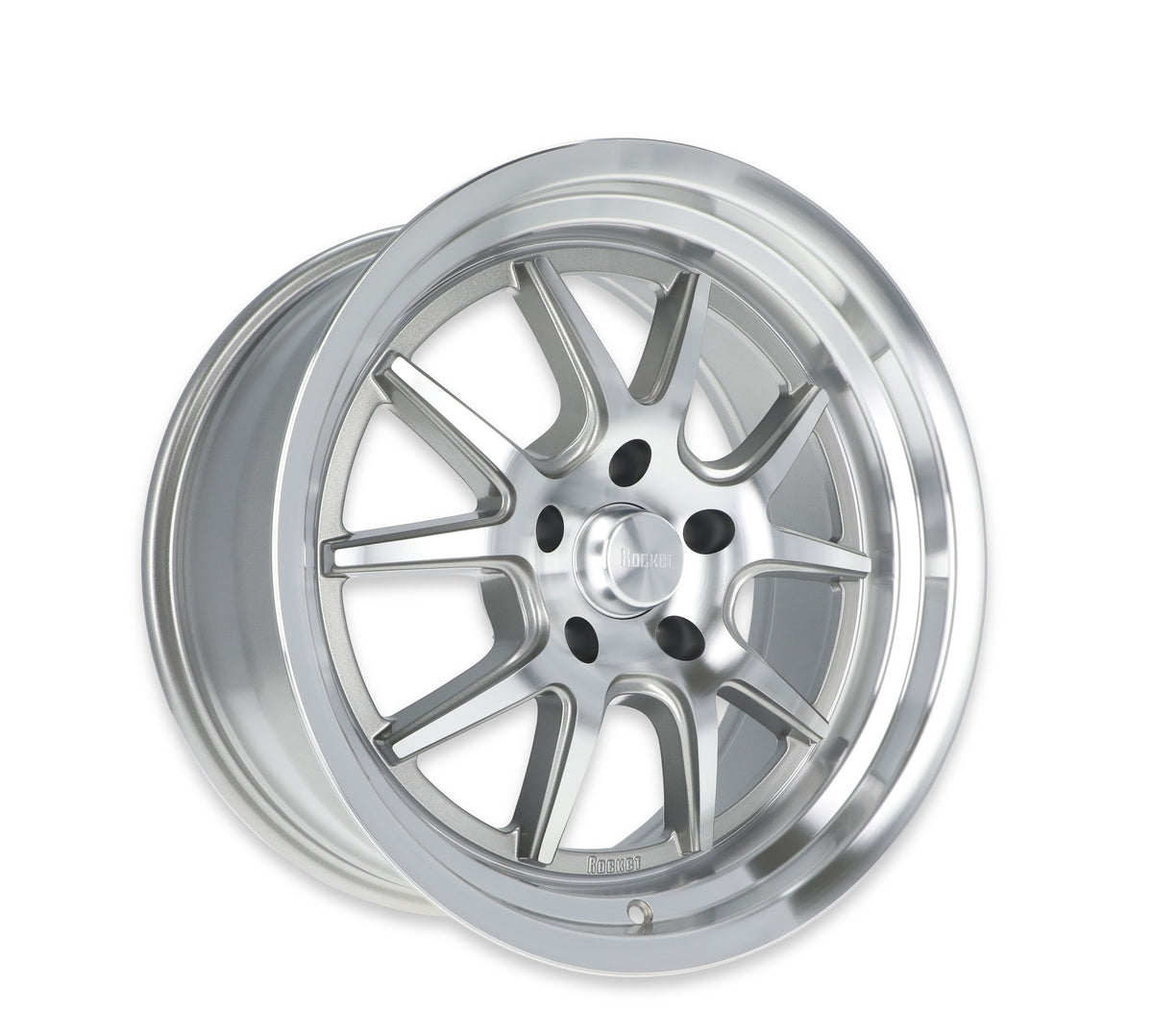 Rocket Racing Wheels TTR19 Attack - Titanium/Machined - TTR19-896150