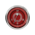 Classic Instruments V8 Red Steelie 2-1/8" Water Temperature Gauge - V8RS26SLC