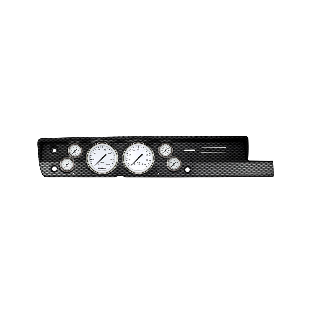 Classic Instruments 1967-69 Plymouth White Hot Full Sweep 6 Gauge Set Mopar - CDPB67WH151CF