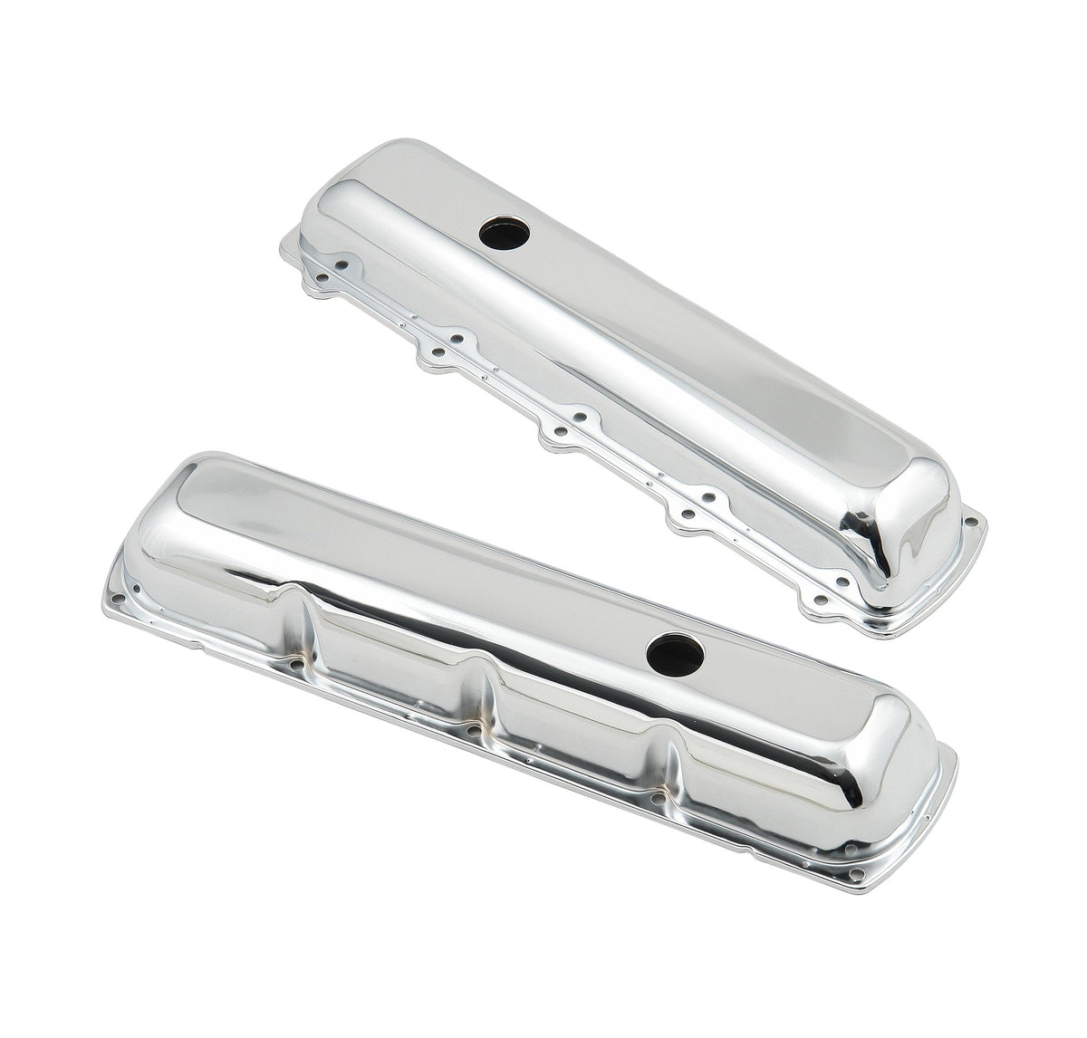 Mr. Gasket Chrome Valve Covers without Baffle - 9422