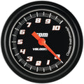 Classic Instruments Velocity Black 2-5/8" Tachometer Gauge - VS383BBLF