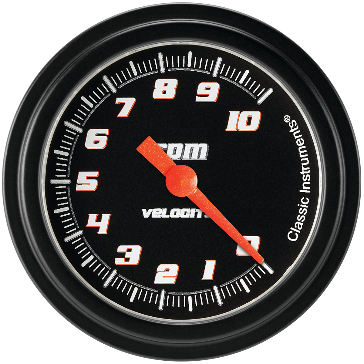 Classic Instruments Velocity Black 2-5/8" Tachometer Gauge - VS383BBLF