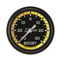 Classic Instruments Autocross Yellow 2-5/8" Boost/Vacuum Gauge - AX341YBLF