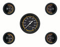 Classic Instruments Autocross Yellow Six Gauge Set - AX00YBLF