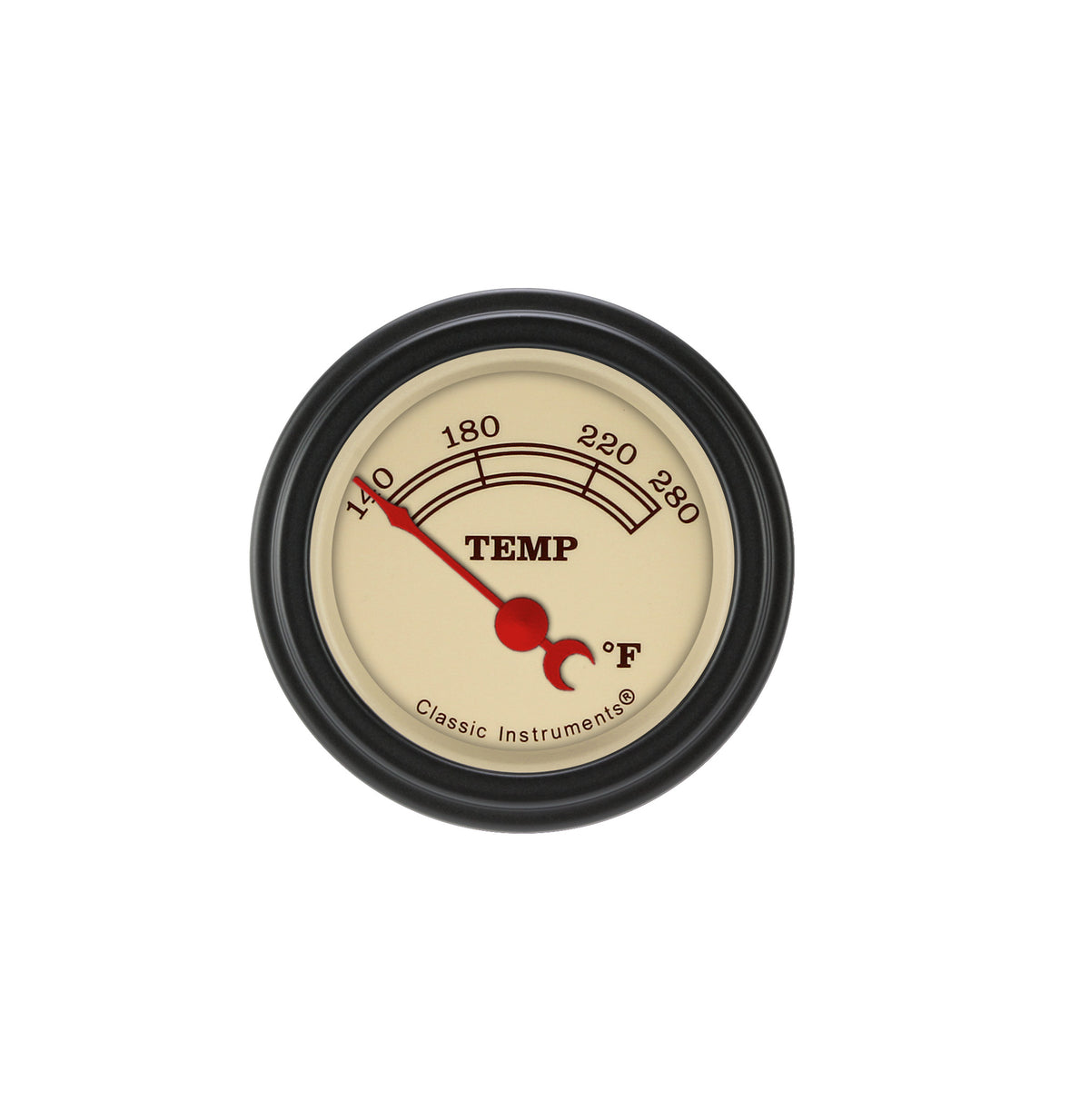 Classic Instruments Vintage Series 2-1/8" Water Temperature Gauge - VT26BLF