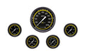 Classic Instruments AutoCross Yellow Five Gauge Set - AX354YBPF