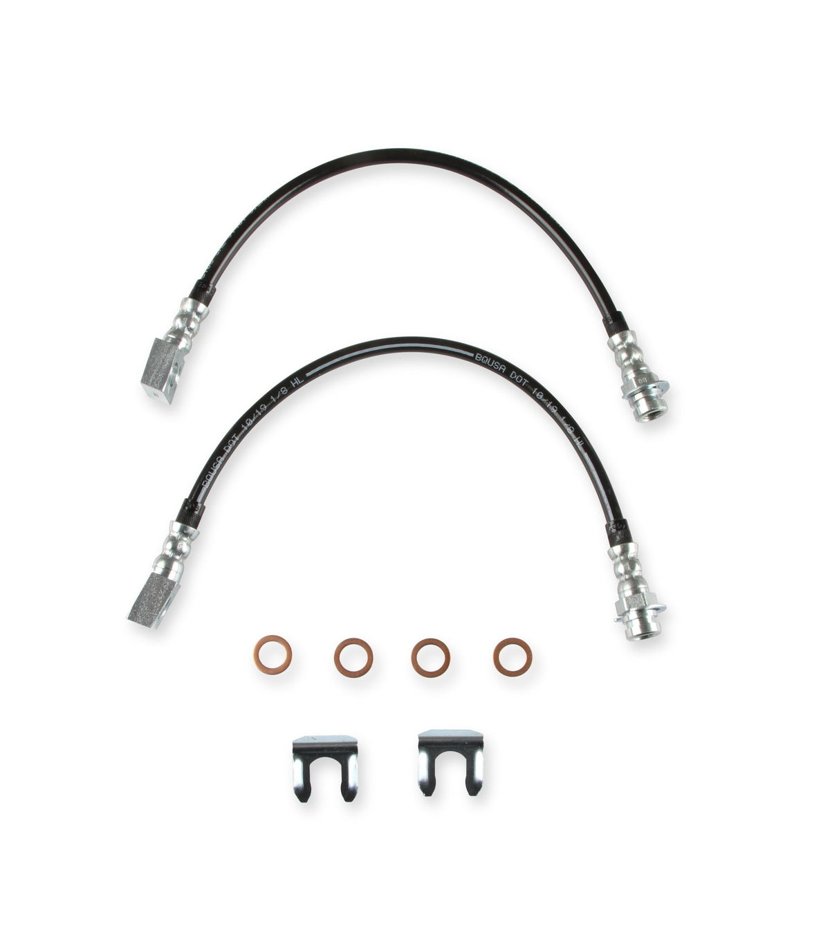 Rekudo JL8 Replacment Front Brake Hoses - RK402-1