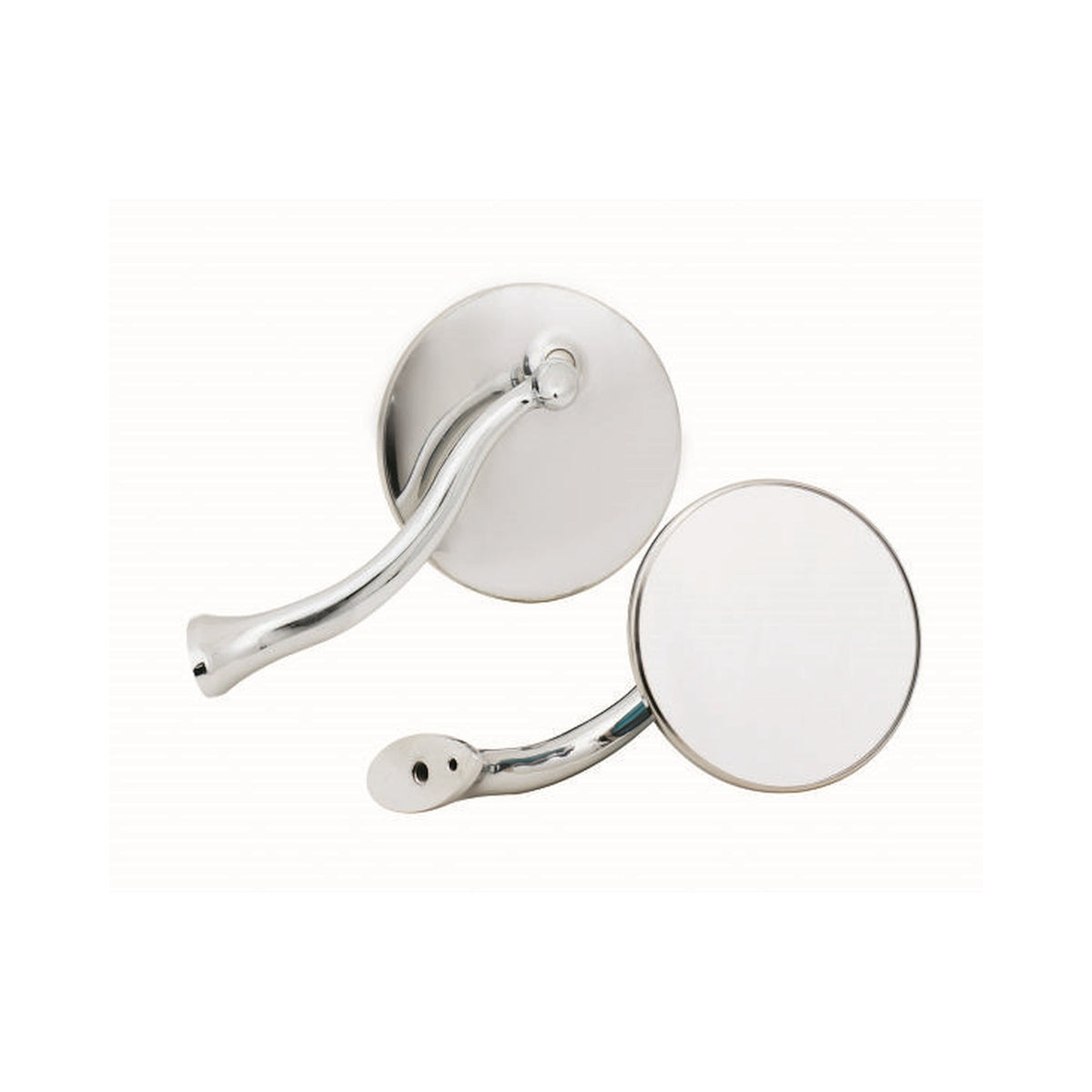 Mr. Gasket 4 Inch Swan Neck Mirror Stainless - 8218GMRG