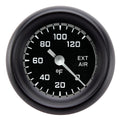 Classic Instruments Autocross Gray 2-1/8" Outside Air Temperature Gauge - AX199GBPF
