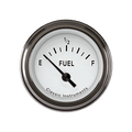 Classic Instruments Tetra Series, White Fuel Level Gauge (240-33 Ohm) - TE09WSLF