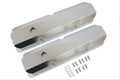 Mr. Gasket Fabricated Aluminum Valve Covers - Silver Finish - 6872G