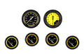 Classic Instruments AutoCross Yellow Six Gauge Set - AX201YBLF
