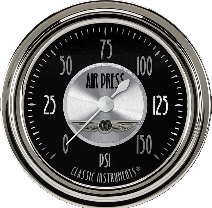 Classic Instruments All American Tradition 2-5/8" Air Pressure Gauge - AT318SLC