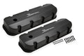 Holley Sniper Valve Cover - Fabricated Aluminum - BBC - Tall - Black - 890004B