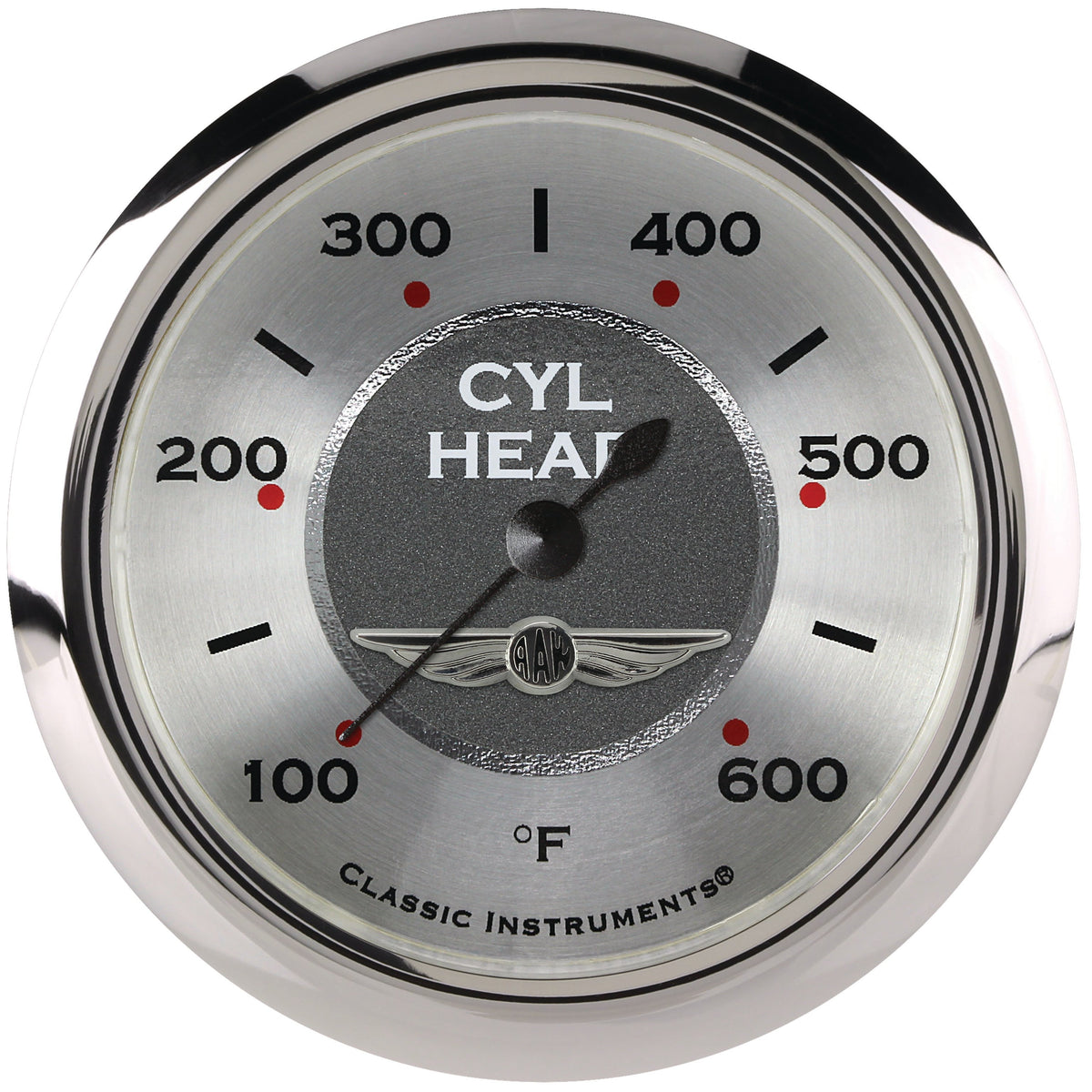 Classic Instruments All American 2-5/8" Cylinder Head Tempature Gauge - AW397SRC