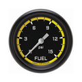 Classic Instruments Autocross Yellow 2-5/8" Fuel Pressure Gauge (15 PSI) - AX345YBPF