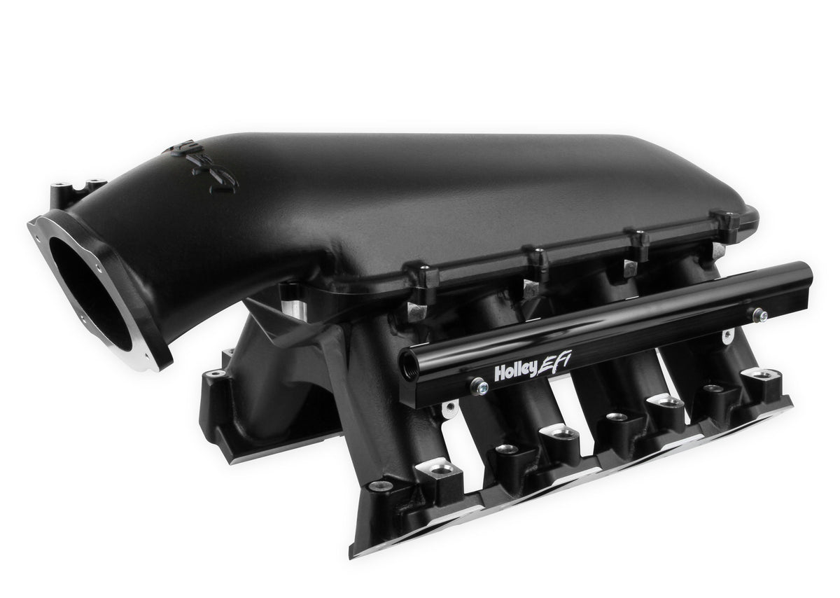 Holley EFI Holley LS Hi-Ram EFI Manifold-Black GM LS7 - 300-124BK