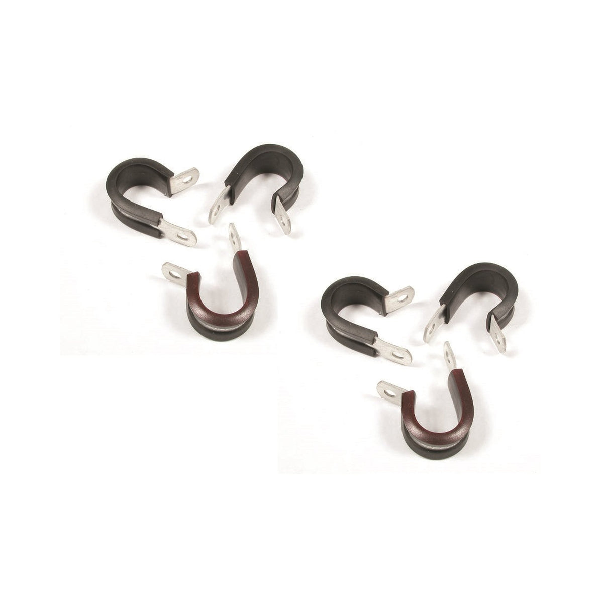 Mr. Gasket Adel Mount Clamps - 3/8 Inch - 6 Pieces - 3772G