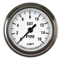 Classic Instruments White Hot 2-1/8" Exhaust Gas Tempature Gauge - WH198SLF
