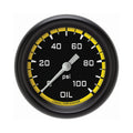 Classic Instruments Autocross Yellow 2-5/8" Oil Pressure Gauge - AX381YBPF